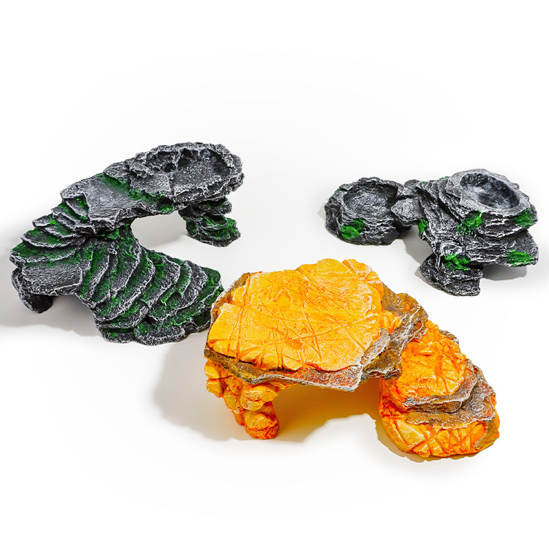Resin Reptile Hideout – Rock B - đánh giá và giá Aquarium Marine Rock