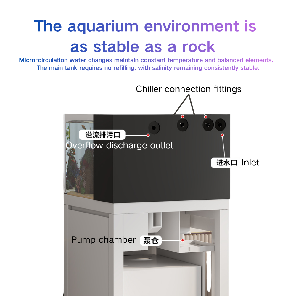 Smart Fish Tank Auto Water Cha - đánh giá và giá Marine Aquarium Cube