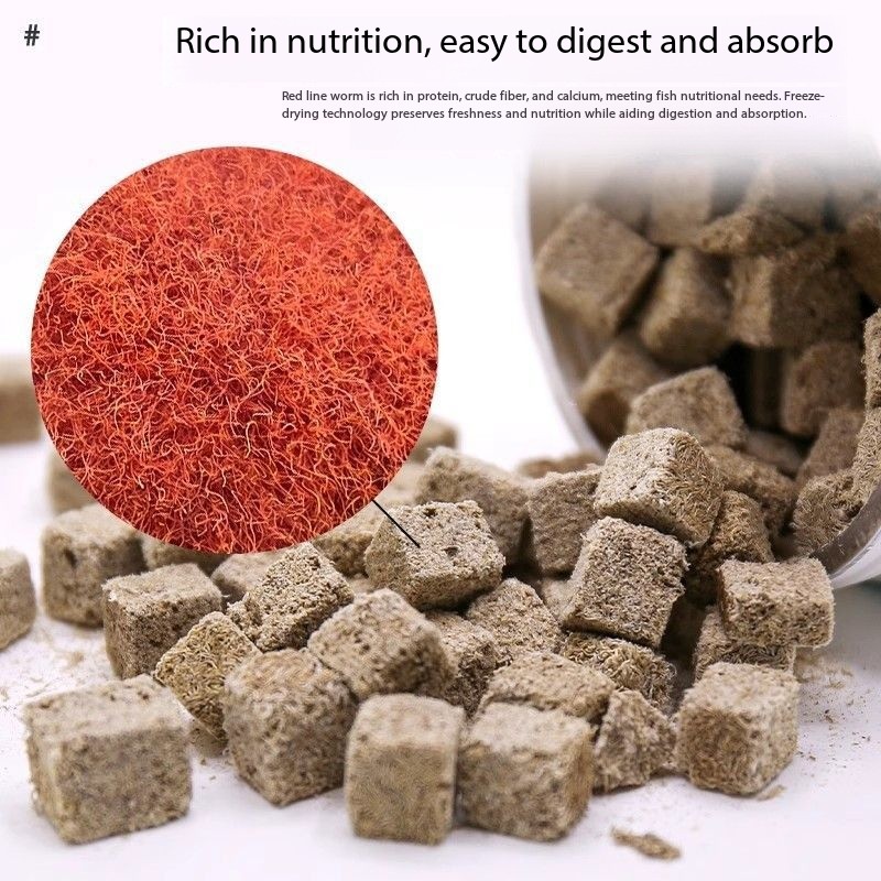 Natural Freeze Dried Bloodworm - đánh giá và giá Marine Aquarium Cube