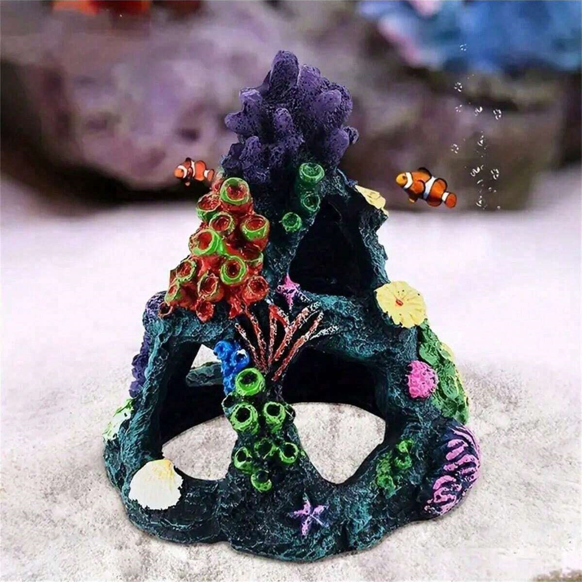 1pc Vintage Resin Coral Reef A - đánh giá và giá Aquarium Marine Rock